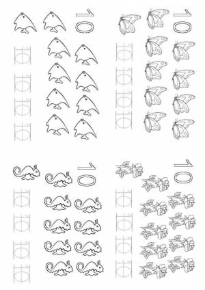 Раскраски пропись, Раскраска Пропись цифры 5 прописи цифры