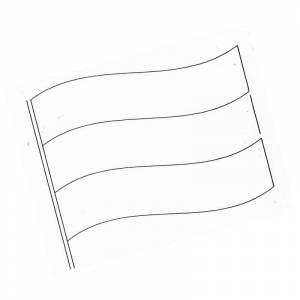 Раскраска Флаг России 11