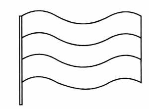 Раскраска Флаг России 10