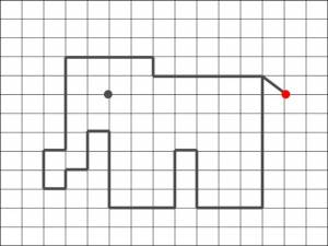 Графический диктант по клеточкам