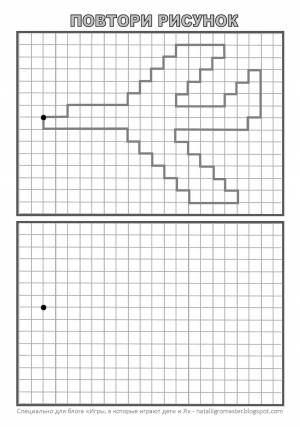 Рисунки по клеточкам со стрелками