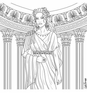 Древняя Греция раскраска для детей