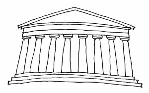 Легкий рисунки древней греции карандашом