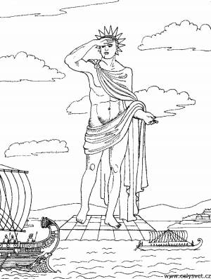 Раскраски Древняя греция для детей