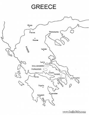 Раскраски Раскраска Греция Страны мира