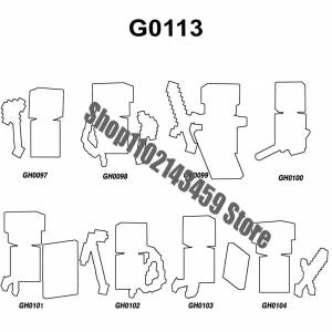 Кубики G0113 XH из аниме-конструктора
