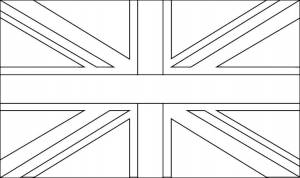Раскраски Раскраска Флаг великобритании