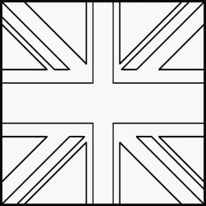 Раскраски Флаг англии