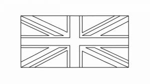 Раскраски Флаг англии