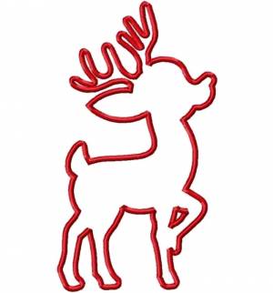 Шаблоны рисунков с новогодним оленем для детей