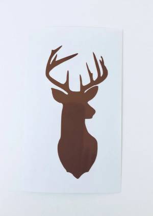 Трафарет оленя для фанеры