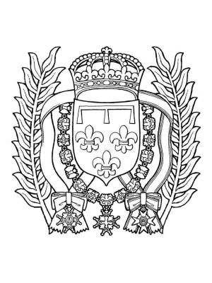 Раскраски Гербы