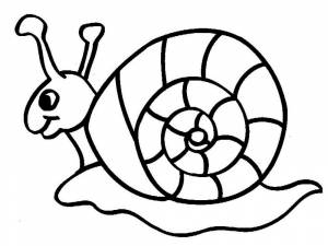 Раскраски Улитка