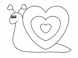 Раскраски Улитка