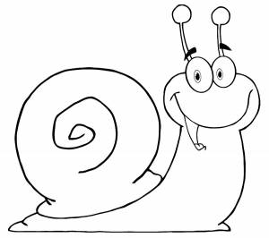 Раскраски Улитка
