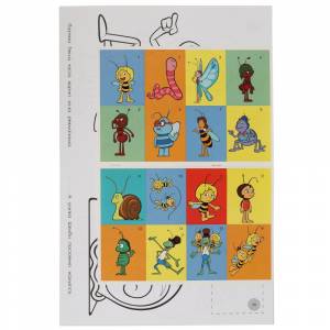 Раскраска с наклейками  Наклей и раскрась