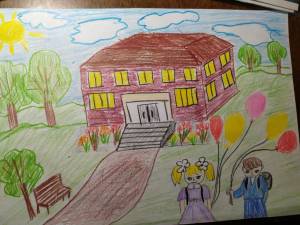 Как нарисовать школу поэтапно карандашом для начинающих? Легкий мастер-класс для детей, как сделать красивый рисунок школы