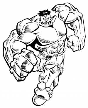 Раскраски халка