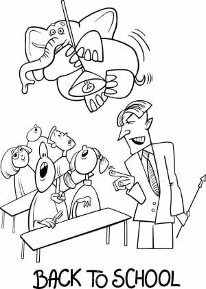 Раскраски Учитель балди