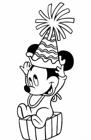 Раскраска «Микки Маус»