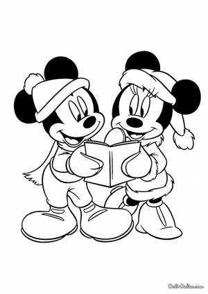 Раскраска Новогодние шапки