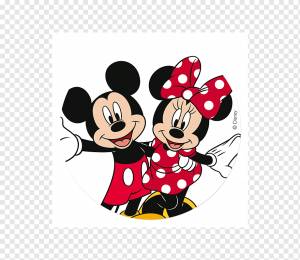 Микки Маус Минни Маус iPhone Рисование, Микки Минни, любовь, герои, сердце png