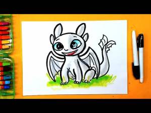 Дракон Дневная Фурия из мультика Как приручить дракона