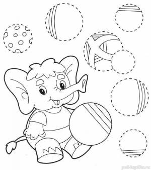 Раскраски Для малышей 4 5 года развивающие