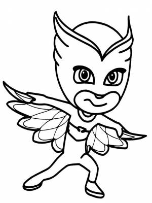 Раскраска Герои в масках