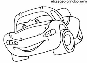 Раскраски Раскраска Герой мультфильма тачки 