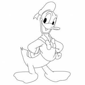 Срисовки Дональда Дака из мультсериала Утиные истории
