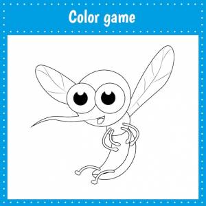 Раскраска комаров