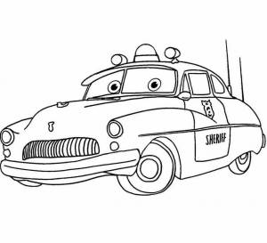 Раскраски Машинки мокас