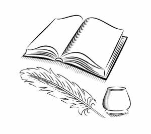 Раскраска Перо