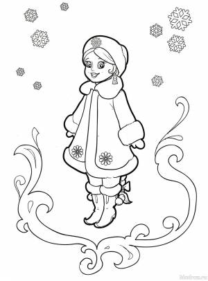 Новогодние раскраски для детей 6-7 лет