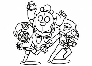 Раскраска Бравл Старс