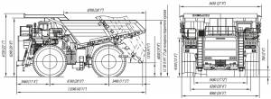 Карьерный самосвал БЕЛАЗ 75312