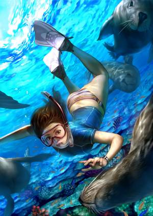 Плавание с котиками