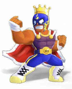 Шторка для ванной Эль Примо Brawl Stars