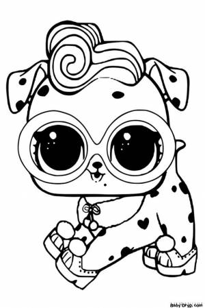 Раскраска LOL Pets Далматинец
