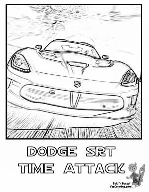 Раскраски Додж вайпер