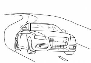 Спортивная машина dodge viper dodge viper спортивная машина Раскраски для мальчиков