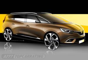 Рисунок Renault Grand Scenic 2017