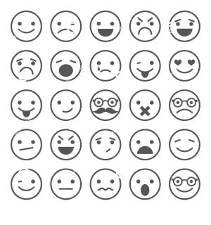 Раскраски Раскраска Смайлики смайлики