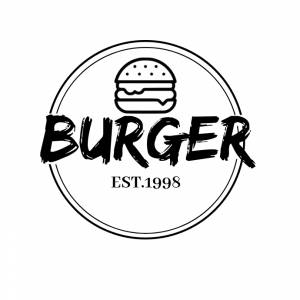 Шаблон буклета с логотипом бургера