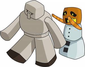 Рисунки голем из майнкрафта