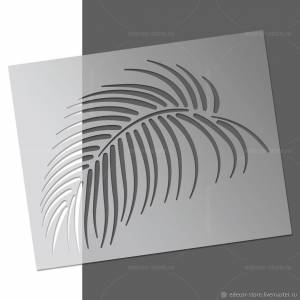 Трафарет лист пальмы в интернет-магазине Ярмарка Мастеров по цене 1360 ₽