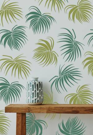 Трафарет листья пальмы 29x39 см, 0,5 мм, Edecor 495