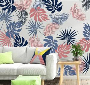 Трафарет пальмовый лист 185