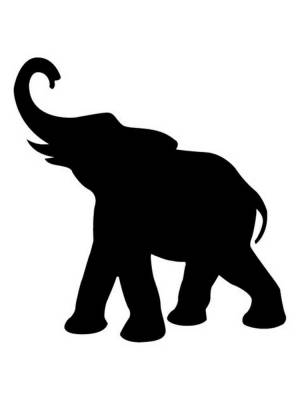 Трафареты Слона